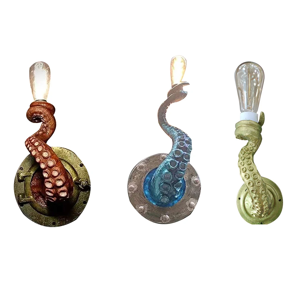 Hanging Wall  Tentacle Holder Retro  Light Tentacle s Lamp Holder Bulbs Hanging  - £141.78 GBP