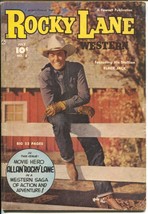 Rocky Lane Western #3 1949-Fawcett- B-Western movie star photo cover-VG/FN - £66.01 GBP