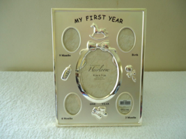 Home Trends 4&quot; x 5&quot; Multi Opening &quot; My First Year &quot; Pic Frame &quot; BEAUTIFUL GIFT &quot; - £18.67 GBP