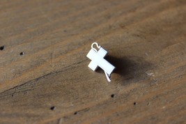 Vintage Small Cross Staff Lapel Pin - $5.94