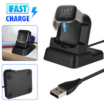 Charger Dock Station Stand Clip Charging Cable Replacement For Fitbit Versa 2 US - £15.14 GBP