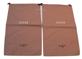 New Azzedine ALAIA dust bags 13.5 X 8 sleepers shoes storage travel purs... - £23.26 GBP