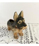 Vintage Ceramic Scottish Terrier Scottie Dog 4.5&quot; L Mini Planter Occupie... - $8.90