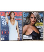 Lot 2 Jennifer Lawrence Glamour 2016 Entertainment Weekly 2015 + NYT Mot... - £6.21 GBP