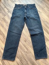 Levi’s 550 Jeans Men&#39;s Size 36x34 Relaxed Fit Dark Blue Denim - £15.11 GBP