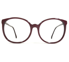 Vintage Emilio Pucci Eyeglasses Frames EP 401 235 Burgundy Red Round 54-18-145 - £55.75 GBP
