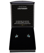 Lieutenant New Job Promotion Earrings Birthday Gifts - Turtle Ear Rings  - £39.92 GBP