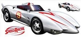 Speed Racer Mach 5 Peel Stick Giant Wall Decal Toy Hobby Vehicle Sport Play - £7.77 GBP