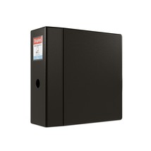 Staples Heavy Duty 5&quot; 3-Ring Non-View Binder Black (24663) 82674 - £25.02 GBP