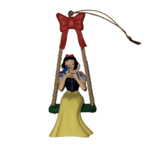 Vintage 1992 Groiler Disney Snow White Swing Bluebird Christmas Hanging Ornament - £16.16 GBP