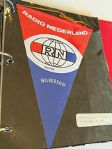 QSL card Ham Radio Station Pennant Flag Nederland Happy Hilversum Hollan... - £166.59 GBP