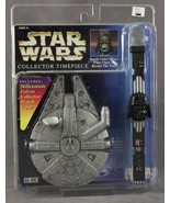 NOS Star Wars Collector Timepiece Dart Vader&#39;s Flip Top Watch Millennium... - £14.04 GBP