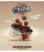 Dark Chocolate Covered Espresso Coffee Beans by Chillo Foods Pack of 4 Cans - $330.03 MXN