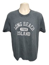 Long Beach Island 1899 Adult Large Gray TShirt - £11.82 GBP