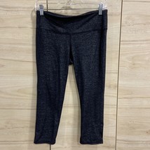 Athleta Women&#39;s Black Active Leggings Compression Capri Crop Size Small #w61 - £8.35 GBP