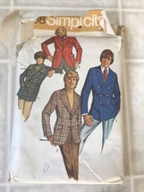 1971 Boy&#39;s Jacket Pants Size 16 Vintage Pattern Simplicity 9598 Complete... - £21.41 GBP