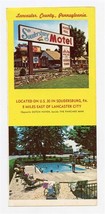 Soudersburg Motel US 30 Soudersburg Pennsylvania 1960&#39;s - $17.82