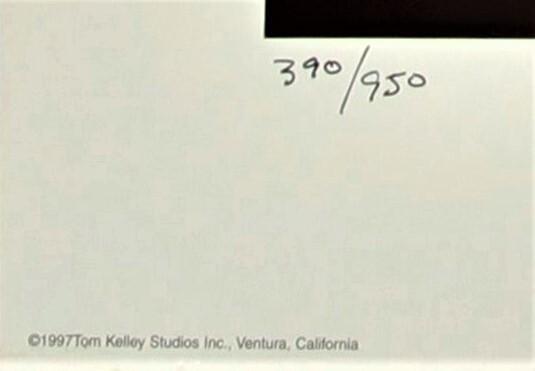 Sulla Ginocchia Marilyn Monroe Di Tom Kelley N. 390/950 Litografia Firmata Item image 2