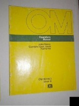 John Deere Combine Quik Tatch Platform Operators Manual - £5.40 GBP