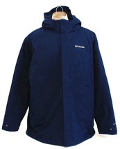 Columbia Sportswear Blue Blizzard Fighter Insulated Hooded Jacket Men&#39;s 4X NEW - £157.59 GBP