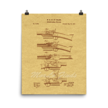 Rifle, Breech-Loading firearm 1865 Vintage Patent Art Print Poster 8x10 ... - $17.95+