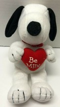 Peanuts SNOOPY With Big Red HEART Be Mine Plush Figure - $14.36