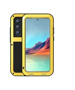 for iPhone 15 Plus (Color: Yellow) Metal Shockproof Premium Hard Back Ha... - $120.00