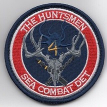 3&quot; Navy Usn HSC-28 DET-4 Huntsman Male Deer Embroidered Jacket Patch - £27.37 GBP