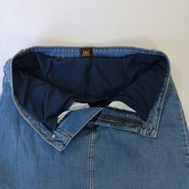 Lee Regular Fit Women’s Blue Mid-Rise Denim Skort Measured Waist 32" image 11