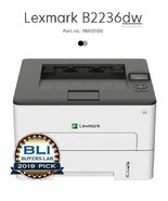 Lexmark B2236dw Monochrome Single Function Compact Laser Printer, Duplex... - $195.00