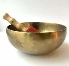 10 inch Muladhar Chakra C Note Singing Bowl - Tibetan Bowl With Mallet - Yoga - £181.52 GBP