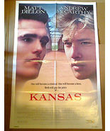 Original 1988 Motion Picture One Sheet Movie Poster &quot;Kansas&quot; Matt Dillon - £4.47 GBP