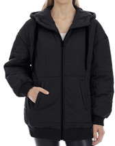 Nwt Avec Les Filles Water Resistant Box Quilt Jacket In Black Size S - £40.68 GBP