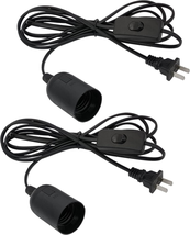 Plug in Hanging Light Kit, Retro Hanging Lights with Plug in Cord, E26 E27 Indus - £11.95 GBP