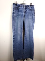 Jennifer Lopez Jeans Womens Size 4 Blue Denim Cotton 5-Pockets Design Pull On - £17.62 GBP