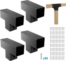 Pergola Kit T Shaped 4X4(Actual: 3.7&quot;X3.7&quot;)-4 Pack Pergola Brackets 4X4-... - £93.44 GBP