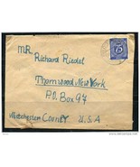 Germany 1947 Cover  Sent to USA Used Numerical Single Usage Occ Zone - £11.87 GBP