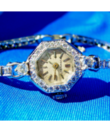 Tiffany co Antique Art Deco Diamond Platinum Cocktail Flapper Watch Anti... - $26,120.25