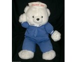 18&quot; VINTAGE 1995 CRACKER JACK TEDDY BEAR BORDEN KB BROS STUFFED ANIMAL P... - £26.27 GBP