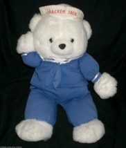 18&quot; Vintage 1995 Cracker Jack Teddy Bear Borden Kb Bros Stuffed Animal Plush Toy - £26.14 GBP