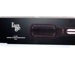 L&#39;ange LE VITE Ceramic Straightening Hair Brush Black  NEW in Box - $44.50