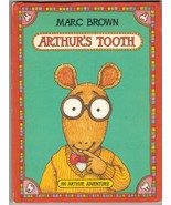 Vintage 1985 Weekly Reader Arthur&#39;s Tooth Marc Brown Baby Teeth HC Book - £10.14 GBP