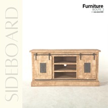 Furniture BoutiQ Industrial Style Sideboard with Rolling Doors - £1,886.46 GBP