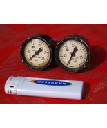 Matching Pair Of Vintage USSR Soviet Russian Pressure Gauges - $12.72