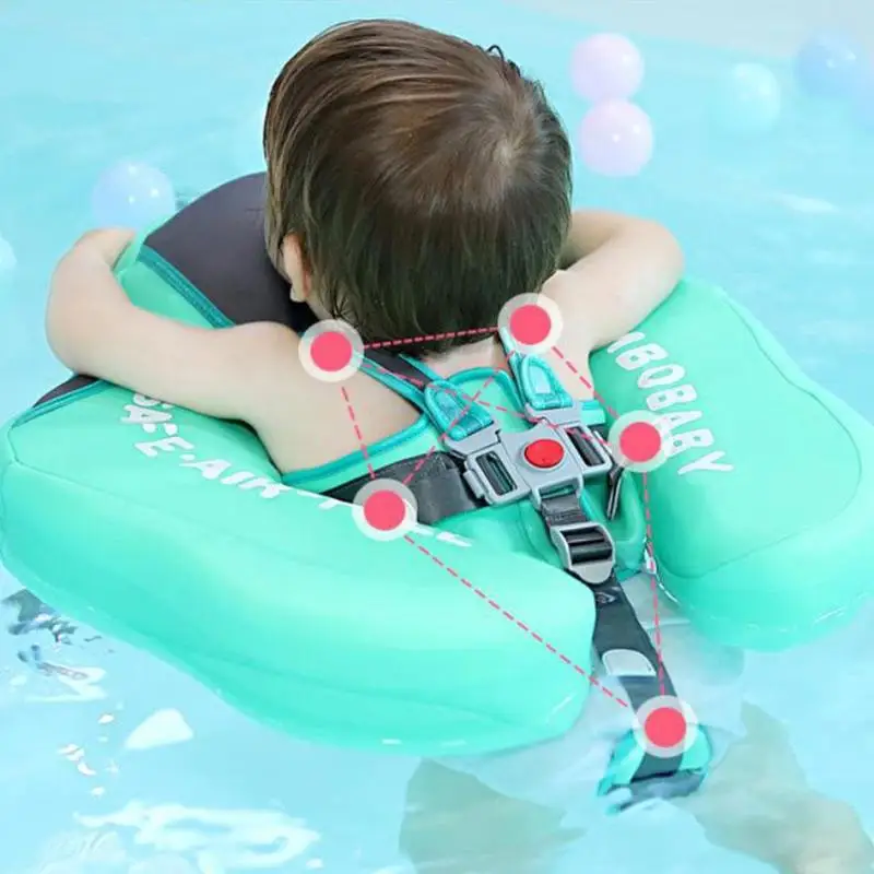 Baby Swimming Ring Inflatable Infant Floating Kids Float Swim Pool Accessories - £36.10 GBP+