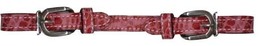 Western Saddle Horse PINK Leather Reptile Print Curb Strap ~ Goes on the... - £7.50 GBP