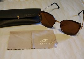 Feisedy Women&#39;s Fashion Sunglasses, Uv400 Uv Protection, Polygonal Frame - $103.09 MXN