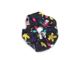 Sugar Skull Day of the Dead Pattern Soft Cotton Elastic Scrunchie Hair T... - £9.48 GBP
