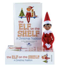 The Elf On The Shelf Brown Eyed and Dark Skin Boy Elf and Story Book Box... - £51.07 GBP