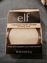 E.L.F. Luminous Putty Primer Universal Glow Full Size .74 oz Hyaluronic Acid NEW - £7.90 GBP